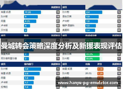 曼城转会策略深度分析及新援表现评估